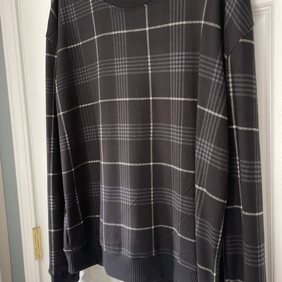 Lot of 2 Honeydew lounge tops size XXL olive green floral, black/white plaid - Picture 12 of 12